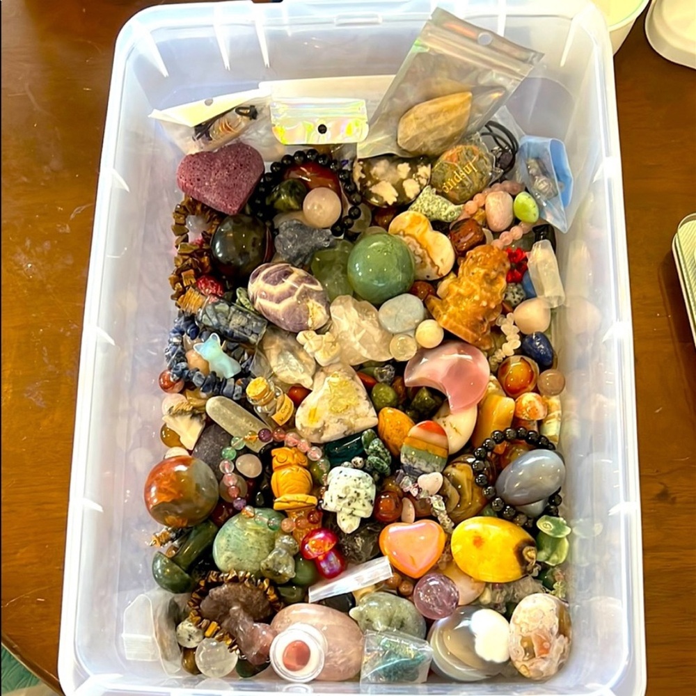 Huge Mystery Crystal Gemstone At Least a 1/2 pound Scoop NWOT